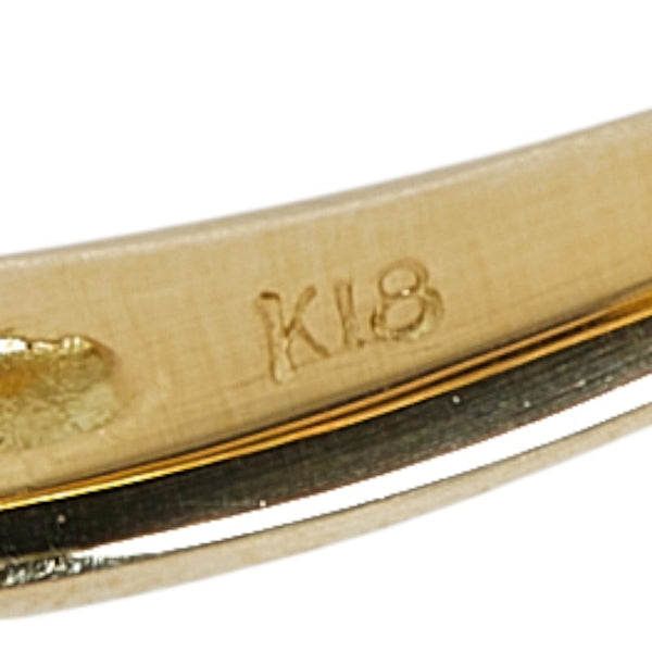 K18YG イエローゴールド ダイヤ1.00ct リング 指輪 レディース 8.5号 【中古】