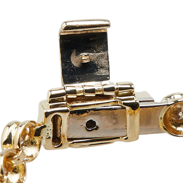 K18YG イエローゴールド ダイヤ1.00ct テニスチェーン ブレスレット レディース 【中古】