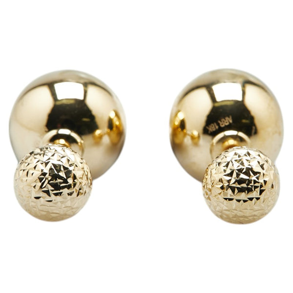 K18YG イエローゴールド ボール ピアス レディース 【中古】