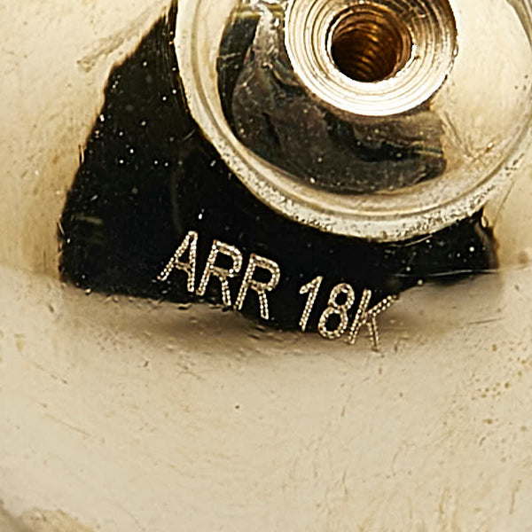 K18YG イエローゴールド ボール ピアス レディース 【中古】