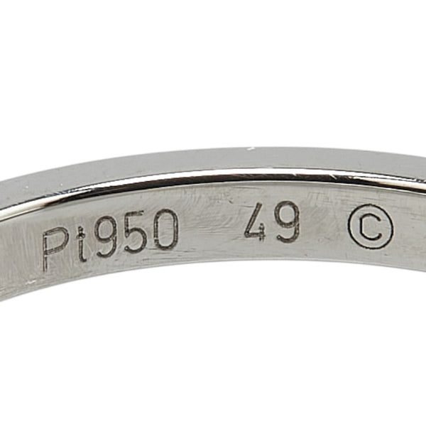 カルティエ バレリーナ ウェディング リング 指輪 #49 Pt950 プラチナ レディース CARTIER 【中古】