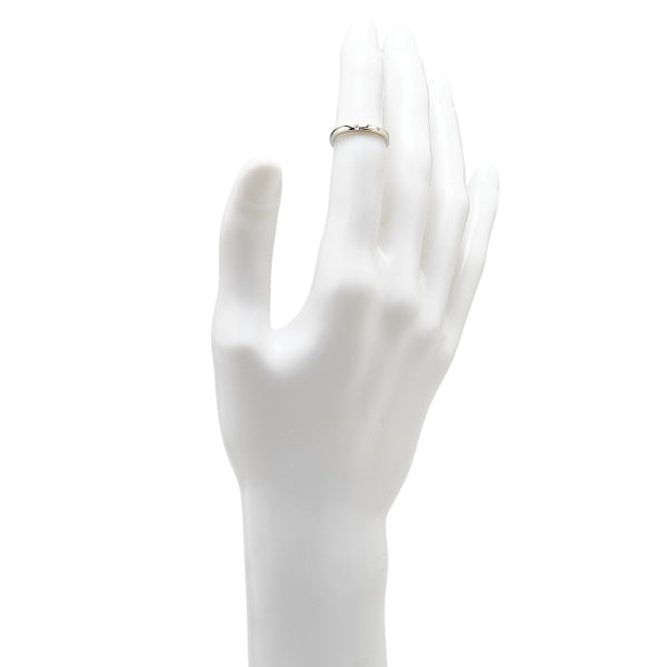 カルティエ バレリーナ ウェディング リング 指輪 #49 Pt950 プラチナ レディース CARTIER 【中古】