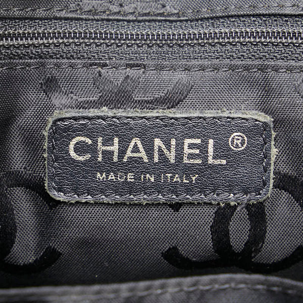 シャネル ワイルドステッチ ココマーク ハンドバッグ トートバッグ ブラック レザー レディース CHANEL 【中古】