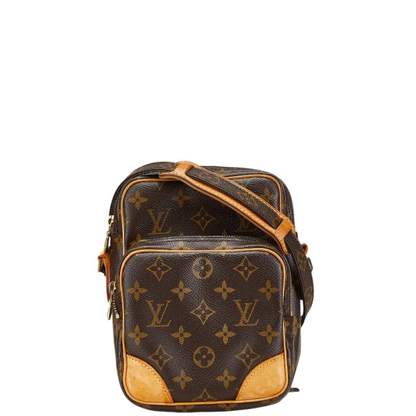 ルイ ヴィトン モノグラム アマゾン 斜め掛け ショルダーバッグ M45236 ブラウン PVC レザー レディース LOUIS VUITTON 【中古】