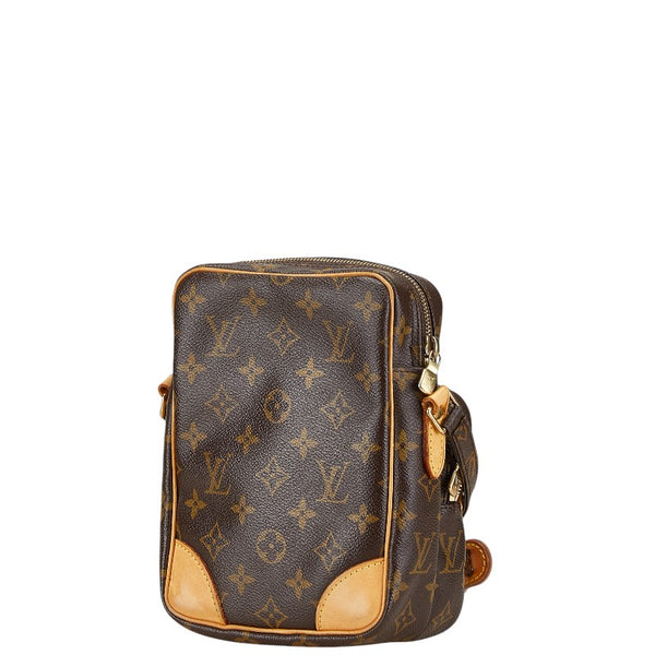 ルイ ヴィトン モノグラム アマゾン 斜め掛け ショルダーバッグ M45236 ブラウン PVC レザー レディース LOUIS VUITTON 【中古】