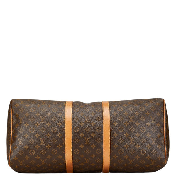 ルイ ヴィトン モノグラム キーポル55 ボストンバッグ M41424 ブラウン PVC レザー レディース LOUIS VUITTON 【中古】