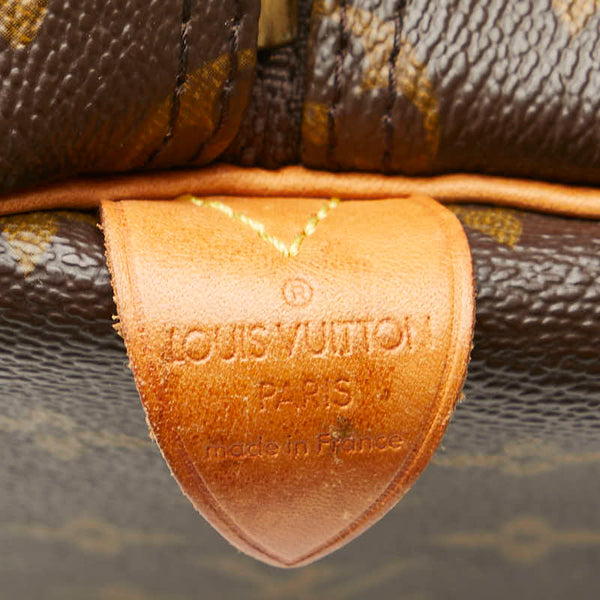 ルイ ヴィトン モノグラム キーポル55 ボストンバッグ M41424 ブラウン PVC レザー レディース LOUIS VUITTON 【中古】