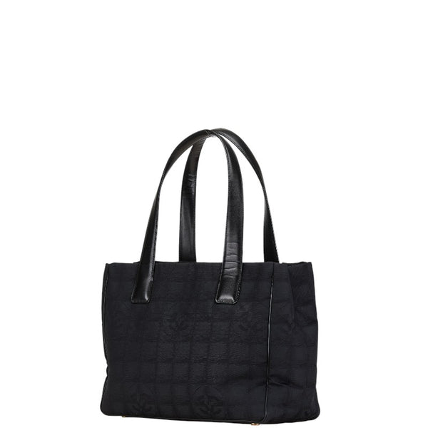 シャネル ニュートラベルライン ココマーク ハンドバッグ トートバッグ ブラック ナイロン レザー レディース CHANEL 【中古】