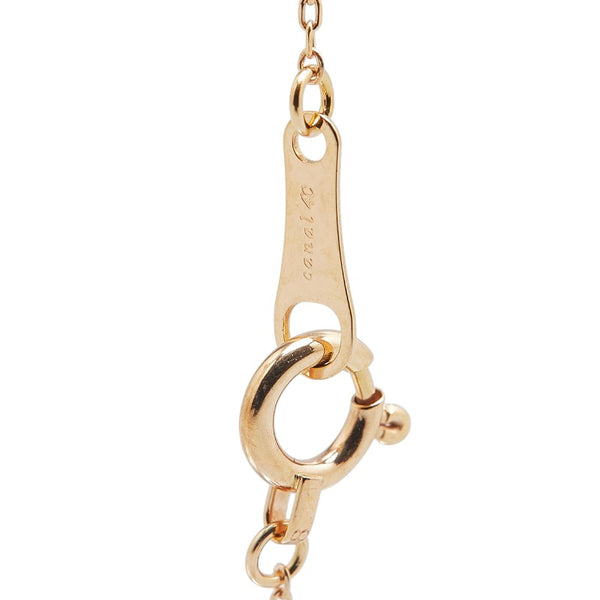 カナルヨンドシー K18PG ピンクゴールド ダイヤ ペンダントネックレス レディース canal4℃ 【中古】