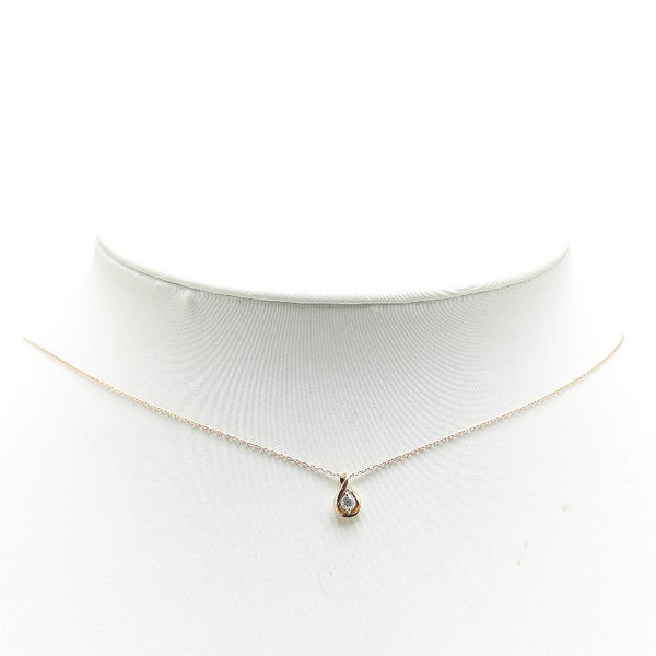 カナルヨンドシー K18PG ピンクゴールド ダイヤ ペンダントネックレス レディース canal4℃ 【中古】