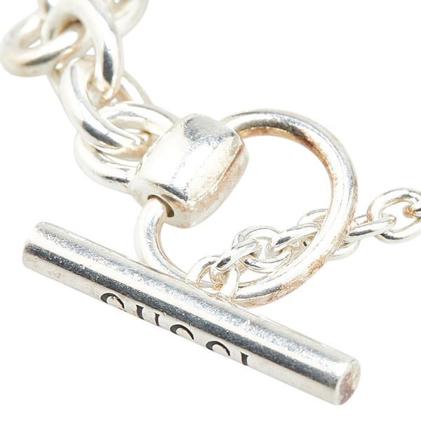 グッチ ホースビット チェーンブレスレット 17 SV925 シルバー メンズ GUCCI 【中古】