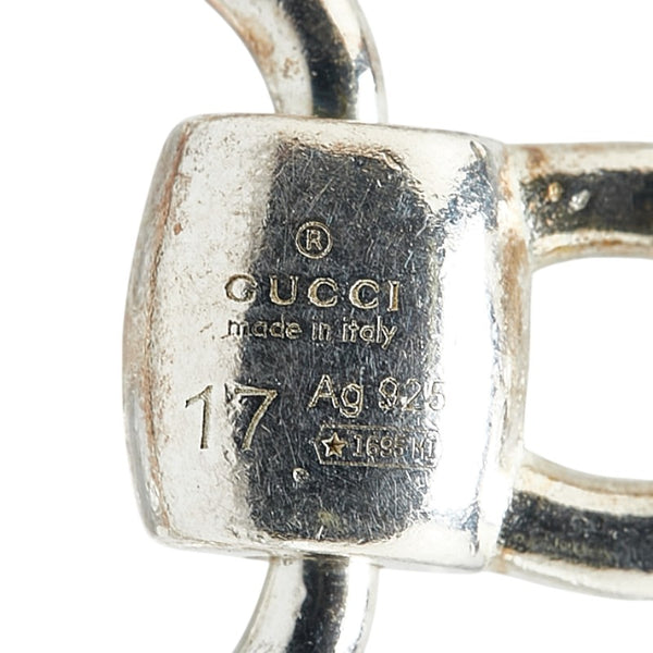 グッチ ホースビット チェーンブレスレット 17 SV925 シルバー メンズ GUCCI 【中古】