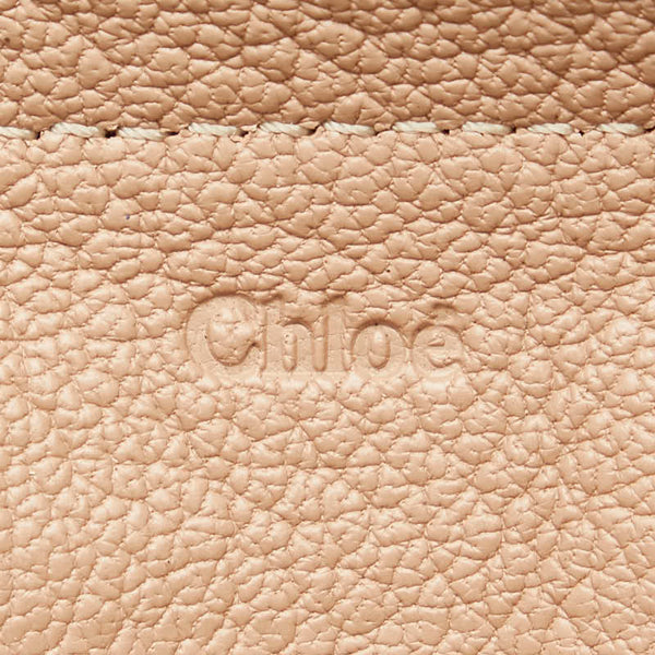 クロエ エルシー 長財布 ベージュ レザー レディース Chloe 【中古】