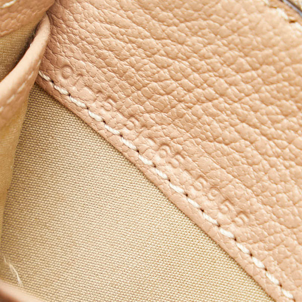 クロエ エルシー 長財布 ベージュ レザー レディース Chloe 【中古】