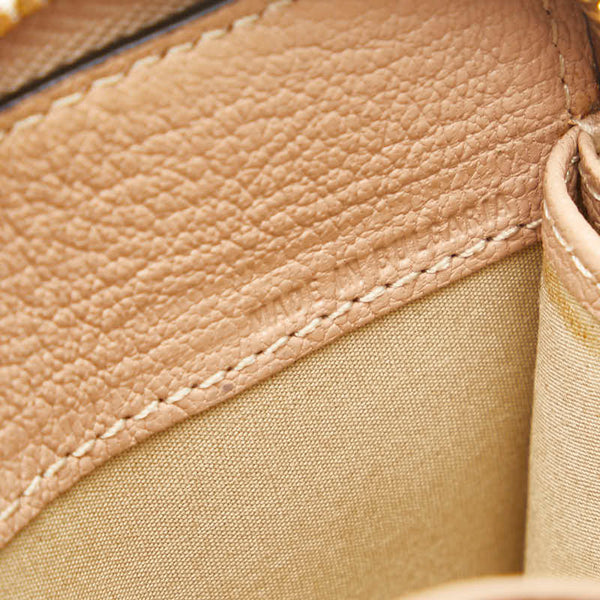 クロエ エルシー 長財布 ベージュ レザー レディース Chloe 【中古】