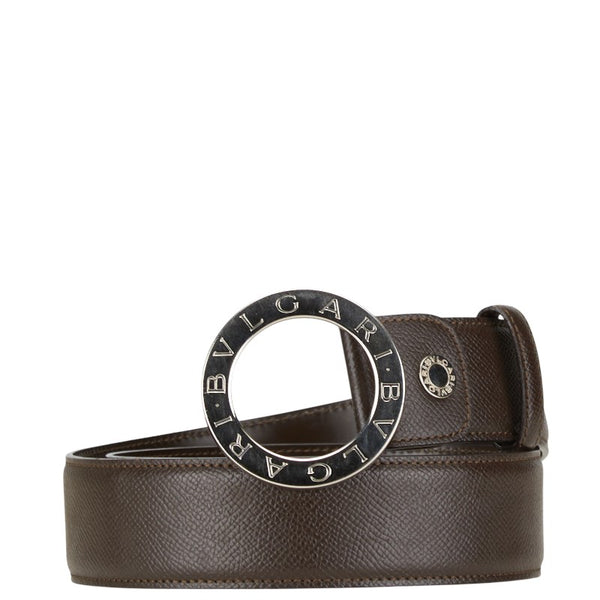 ブルガリ ビーゼロワン ベルト サイズ：110/44 ブラウン レザー レディース BVLGARI 【中古】