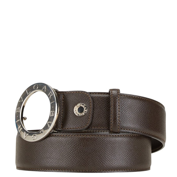 ブルガリ ビーゼロワン ベルト サイズ：110/44 ブラウン レザー レディース BVLGARI 【中古】
