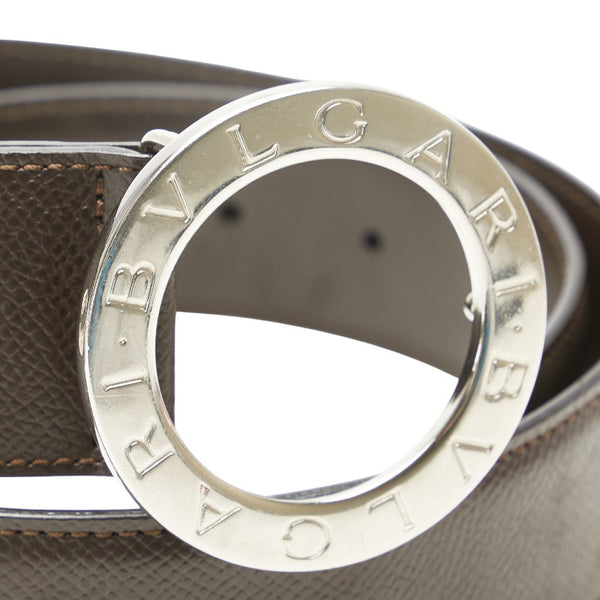 ブルガリ ビーゼロワン ベルト サイズ：110/44 ブラウン レザー レディース BVLGARI 【中古】