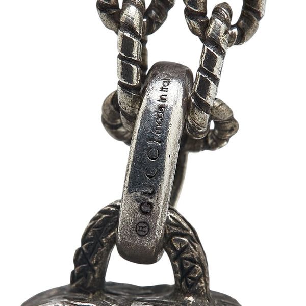 グッチ インターロッキングG ネックレス 455307 J8400 0811 シルバー SV925 シルバー レディース GUCCI 【中古】