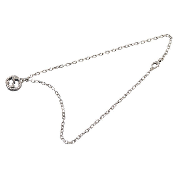 グッチ インターロッキングG ネックレス 455307 J8400 0811 シルバー SV925 シルバー レディース GUCCI 【中古】