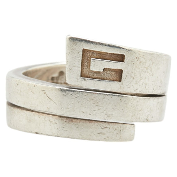 グッチ リング 指輪 #13 シルバー SV925 シルバー レディース GUCCI 【中古】