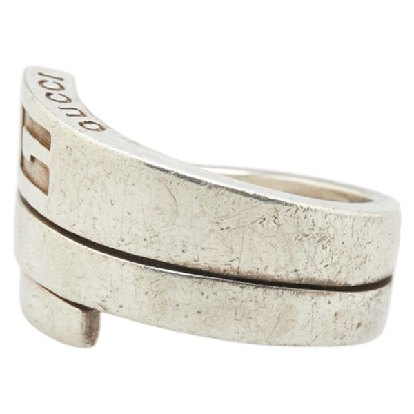 グッチ リング 指輪 #13 シルバー SV925 シルバー レディース GUCCI 【中古】