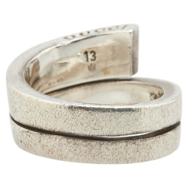 グッチ リング 指輪 #13 シルバー SV925 シルバー レディース GUCCI 【中古】