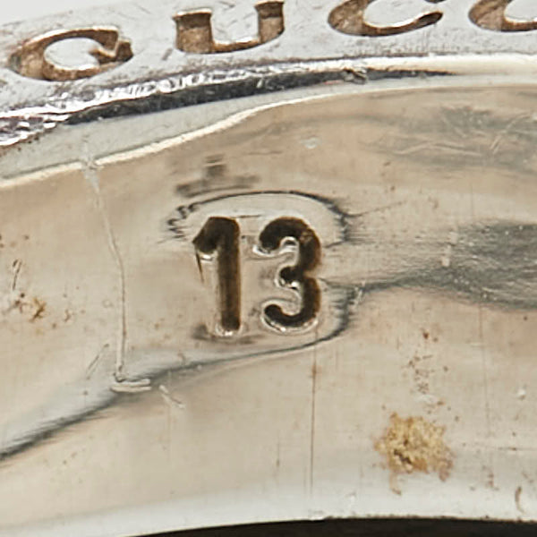 グッチ リング 指輪 #13 シルバー SV925 シルバー レディース GUCCI 【中古】