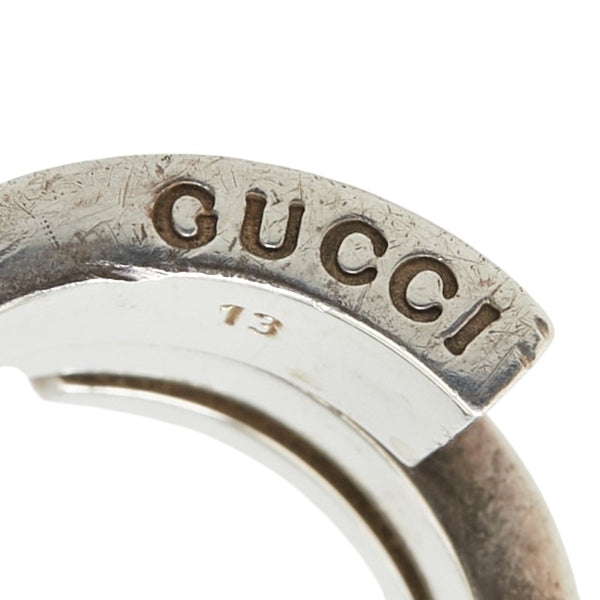 グッチ リング 指輪 #13 シルバー SV925 シルバー レディース GUCCI 【中古】