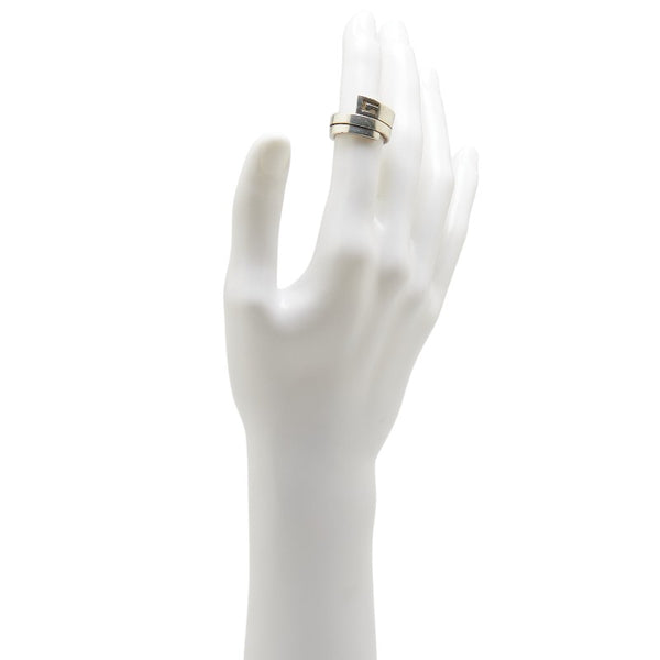 グッチ リング 指輪 #13 シルバー SV925 シルバー レディース GUCCI 【中古】