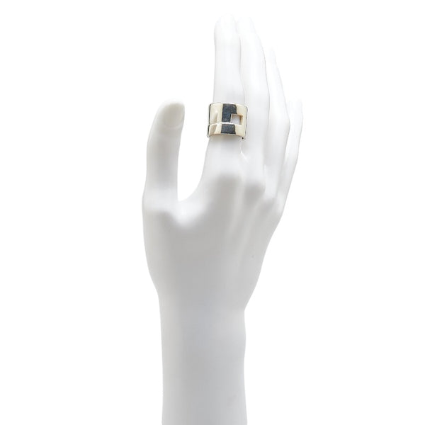 グッチ オープンG リング 指輪 シルバー SV925 シルバー レディース GUCCI 【中古】