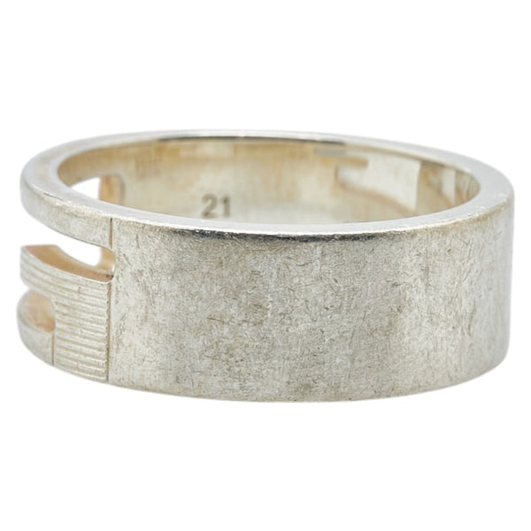 グッチ ブランデッドG リング 指輪 #21 シルバー SV925 シルバー レディース GUCCI 【中古】