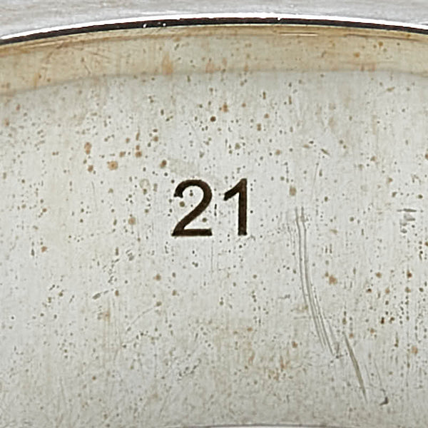 グッチ ブランデッドG リング 指輪 #21 シルバー SV925 シルバー レディース GUCCI 【中古】