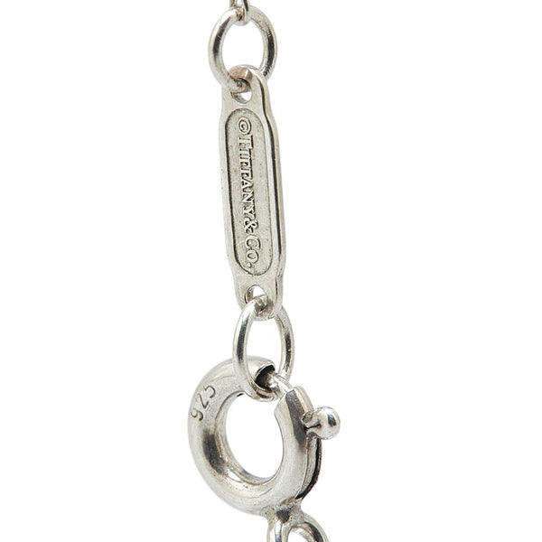 ティファニー ボウ リボン モチーフ ネックレス シルバー SV925 シルバー レディース TIFFANY&Co. 【中古】