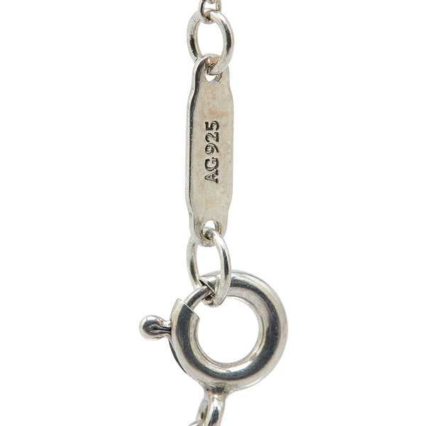 ティファニー ボウ リボン モチーフ ネックレス シルバー SV925 シルバー レディース TIFFANY&Co. 【中古】