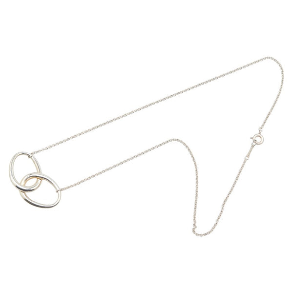 ティファニー エルサ べレッティ ダブルループ ネックレス シルバー スターリングシルバー レディース TIFFANY&Co. 【中古】
