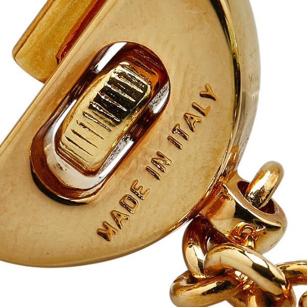 サルヴァトーレフェラガモ ヴァラ バッグ モチーフ キーホルダー グリーン レザー レディース Salvatore Ferragamo 【中古】