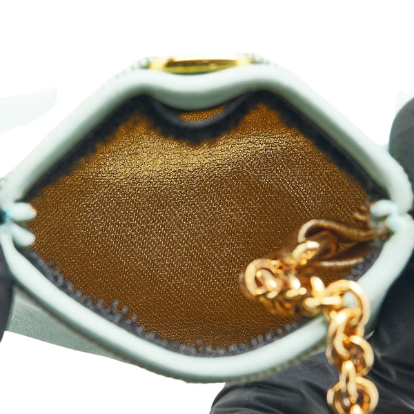 サルヴァトーレフェラガモ ヴァラ バッグ モチーフ キーホルダー グリーン レザー レディース Salvatore Ferragamo 【中古】