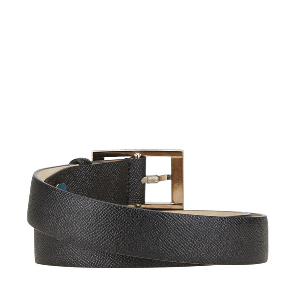 ブルガリ ベルト サイズ：110/44 ブラック レザー レディース BVLGARI 【中古】