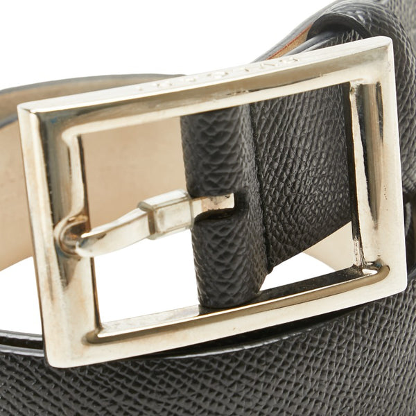 ブルガリ ベルト サイズ：110/44 ブラック レザー レディース BVLGARI 【中古】