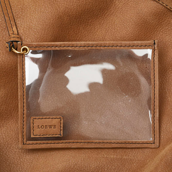 ロエベ ショルダーバッグ ブラウン レザー レディース LOEWE 【中古】