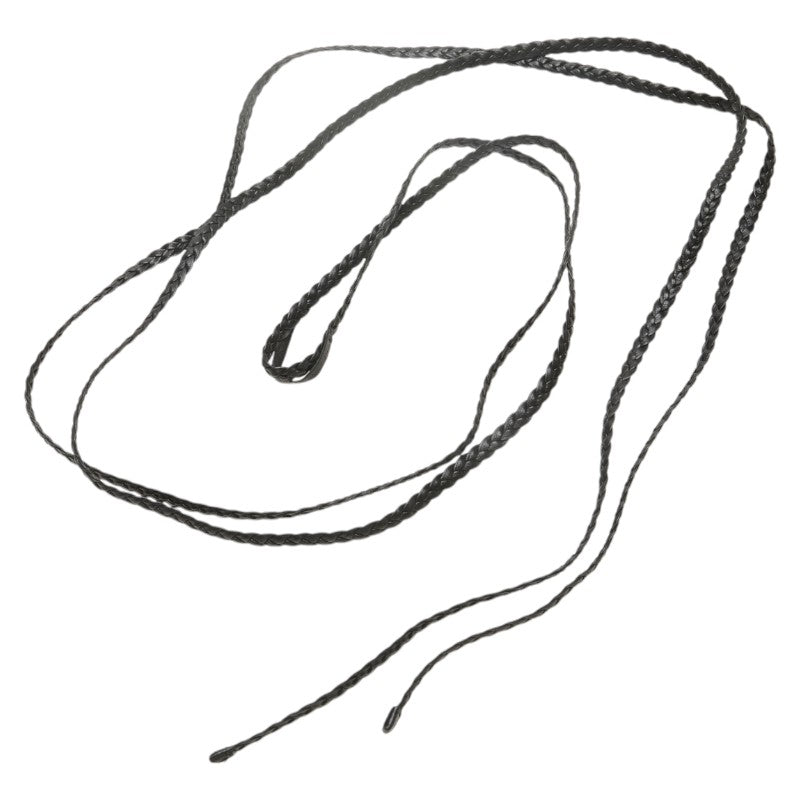 グッチ 編み ベルト 105339 214351 ブラック レザー レディース GUCCI 【中古】