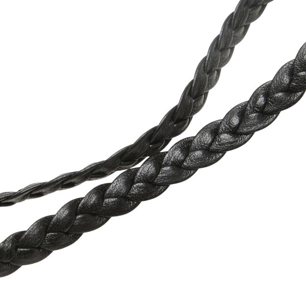 グッチ 編み ベルト 105339 214351 ブラック レザー レディース GUCCI 【中古】