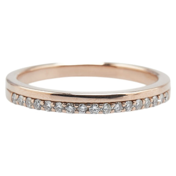 K18PG ピンクゴールド ダイヤ0.28ct リング 指輪 レディース 22号 【中古】