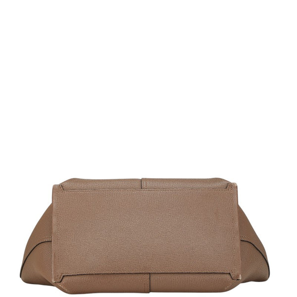 ロンシャン メールボックスM ハンドバッグ ショルダーバッグ 2WAY ブラウン レザー レディース Longchamp 【中古】