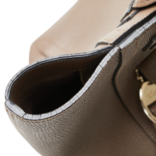 ロンシャン メールボックスM ハンドバッグ ショルダーバッグ 2WAY ブラウン レザー レディース Longchamp 【中古】