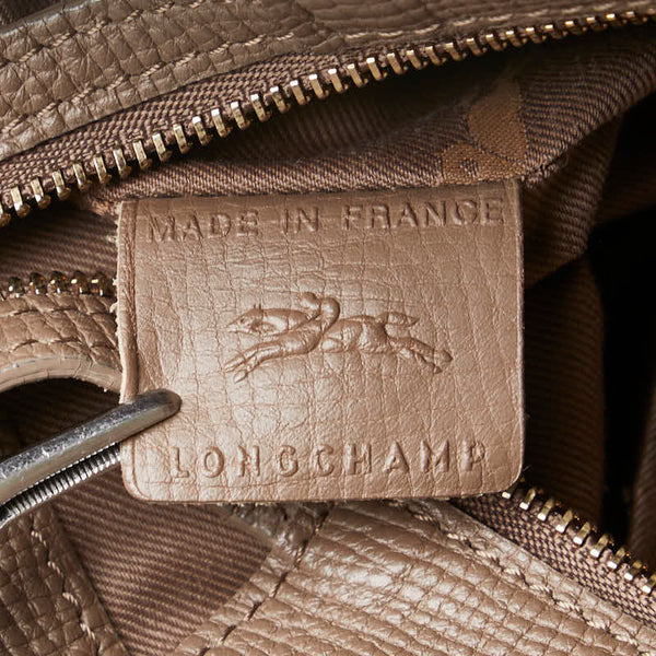 ロンシャン メールボックスM ハンドバッグ ショルダーバッグ 2WAY ブラウン レザー レディース Longchamp 【中古】