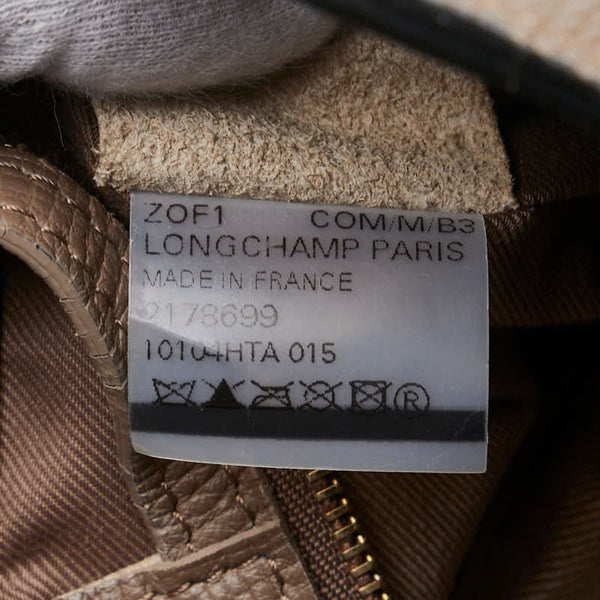 ロンシャン メールボックスM ハンドバッグ ショルダーバッグ 2WAY ブラウン レザー レディース Longchamp 【中古】