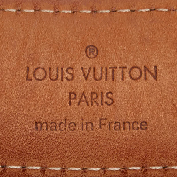 ルイ ヴィトン モノグラム サンチュール エリプス ベルト サイズ：80/32 M6919 ブラウン PVC レザー レディース LOUIS VUITTON 【中古】