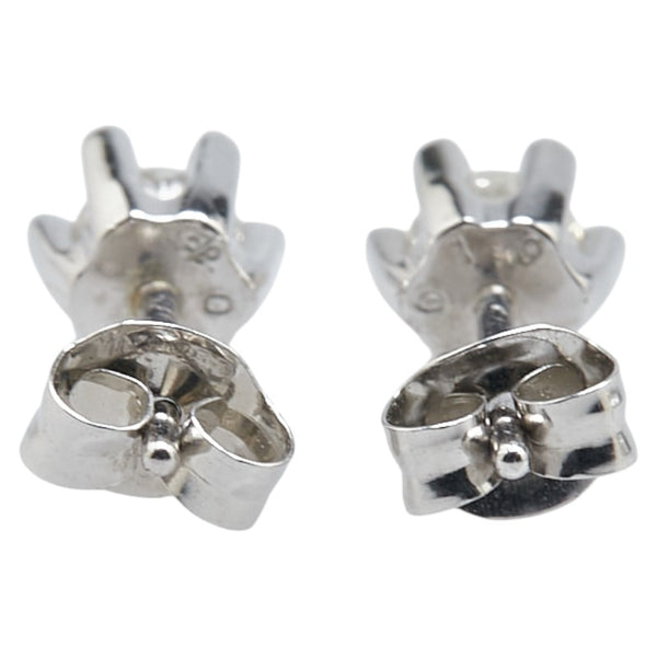 カメリア スタッド ピアス Pt850 プラチナ レディース CAMELLIA 【中古】